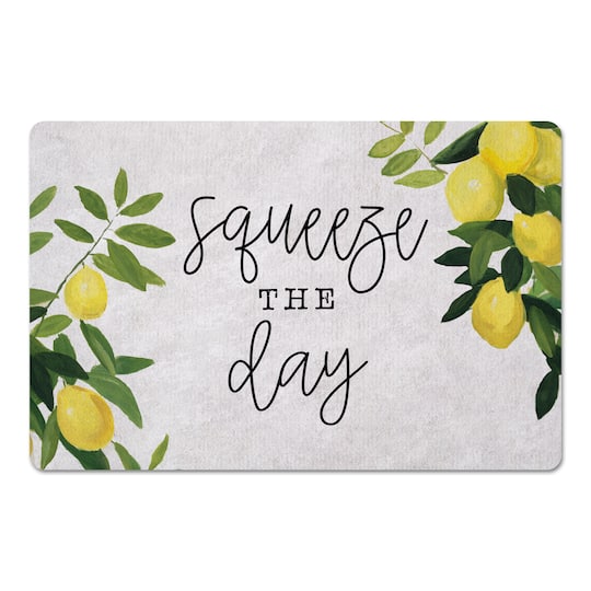 Squeeze The Day 27" x 18" Floor Mat